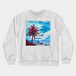 Palm Tree Crewneck Sweatshirt